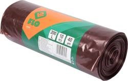 Trädgårdssäck perforerad 200 L 10 st FLO Flo