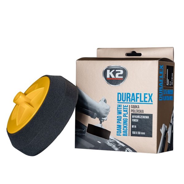 DURAFLEX - skumdyna med stödplatta M14 svart ytbehandling K2 K2