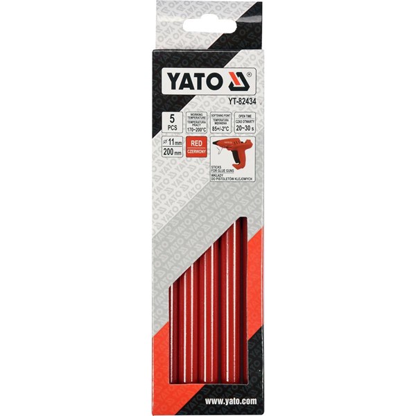 Limstavar 5st Röda YATO Yato