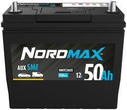 Backup batteri AUX 12V 50Ah 550A 12VV NORDMAX Nordmax