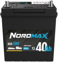 Backup batteri AUX 12V 40Ah 450A 12VV NORDMAX Nordmax