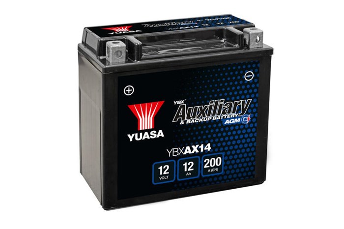 Backup batteri AUX 12V 12Ah 12VV YUASA YUASA