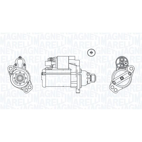 Startmotor 12V MAGNETI MARELLI MAGNETI MARELLI