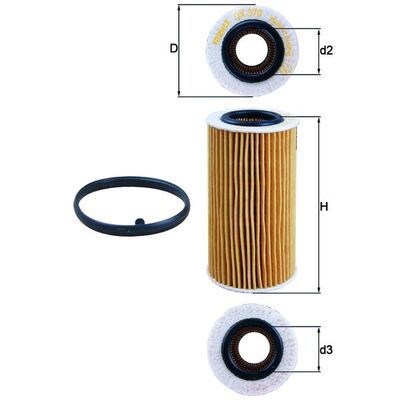 Oljefilter MAHLE MAHLE