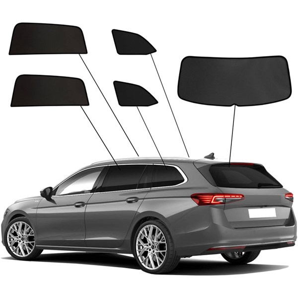 Solskydd VW Passat (CJ5) Vari/Skoda Superb IV Kombi, Bak SUNCLIP SunClip