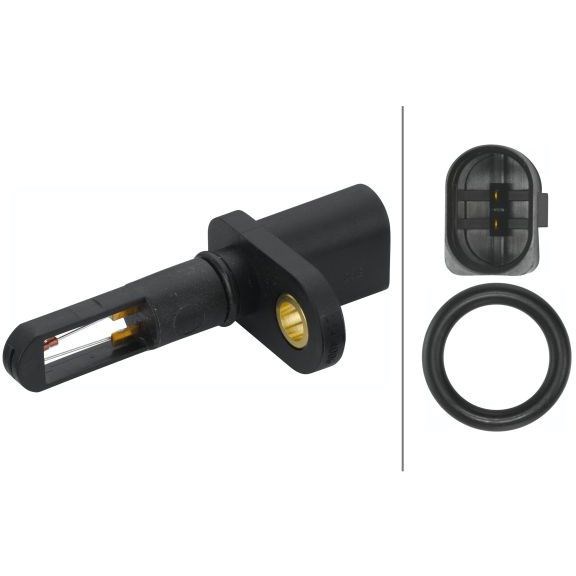 Sensor, insugslufttemperatur, Nedre, Luftfilterhus HELLA HELLA