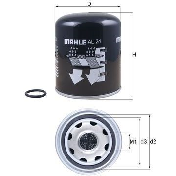 Lufttorkarpatron, kompressorsystem MAHLE MAHLE