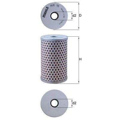 Hydraulikfilter, styrsystem MAHLE MAHLE