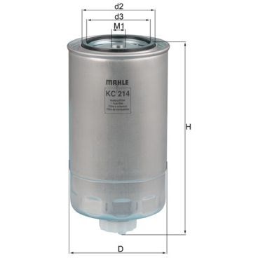 Bränslefilter MAHLE MAHLE