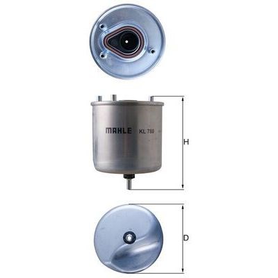 Bränslefilter MAHLE MAHLE