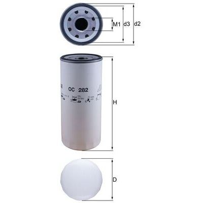 Oljefilter MAHLE MAHLE