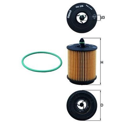 Oljefilter MAHLE MAHLE