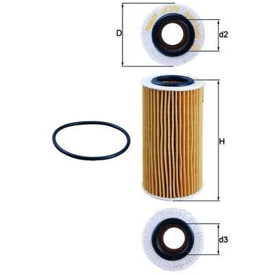 Oljefilter MAHLE MAHLE