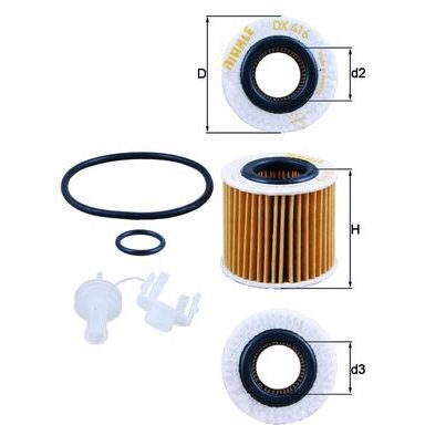Oljefilter MAHLE MAHLE