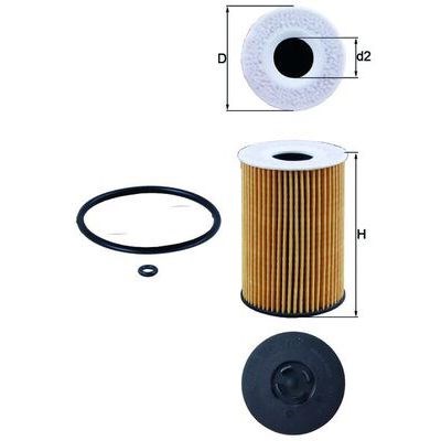 Oljefilter MAHLE MAHLE