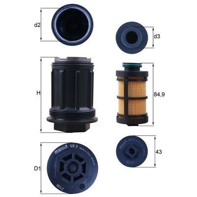 Ureafilter MAHLE MAHLE