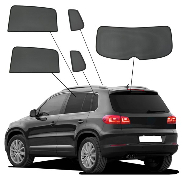 Solskydd Volkswagen Tiguan (5N), Bak SUNCLIP SunClip