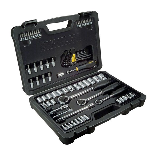 Hylsnyckelsats 1/2", 1/4", 3/8", 80 delar STANLEY Stanley