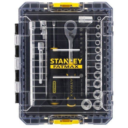 Hylsnyckelsats FATMAX 1/4" PRO-STACK M, 48 delar STANLEY Stanley