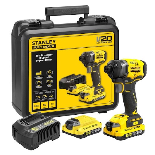 Slagskruvdragare 18V V20 190Nm 2x2,0Ah STANLEY Stanley