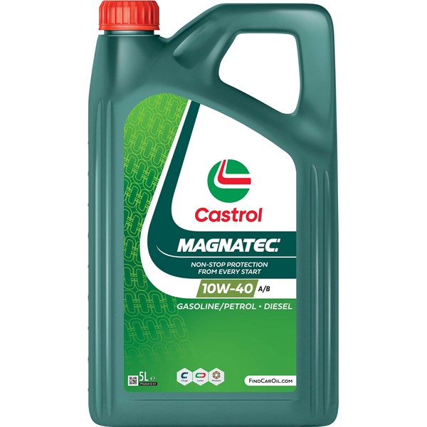 Motorolja Castrol Magnatec 10W-40 A.B 5L CASTROL Lövkorg 35L CASTROL