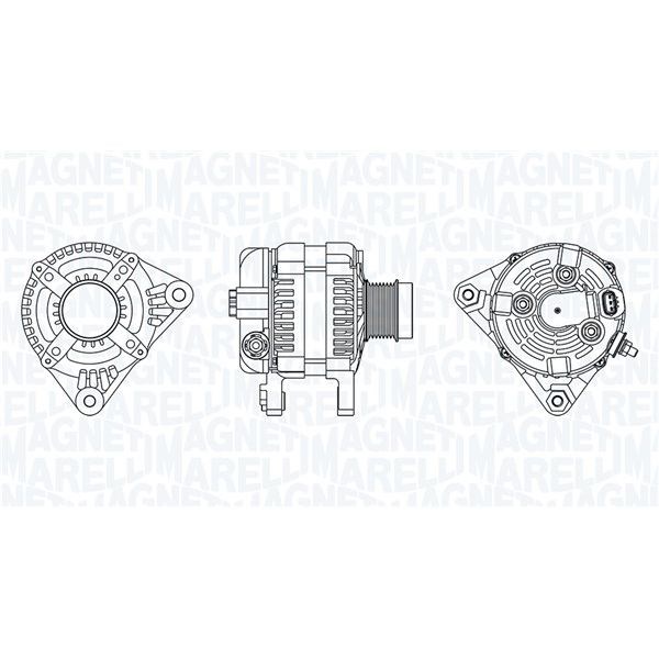 Generator 14V 140A MAGNETI MARELLI MAGNETI MARELLI