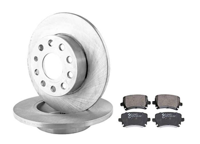 Bromssats, Skivbroms Ventilerad, Bakaxel