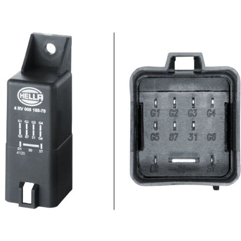 Kontrollenhet, glödstiftsystem 12V HELLA HELLA
