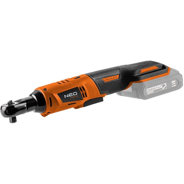 Spärrskaft 18V 3/8" utan batteri NEO Neo