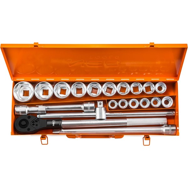 Hylsnyckelsats 3/4" 21 delar NEO Neo