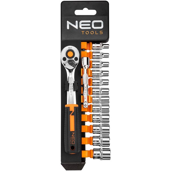 Hylsnyckelsats 1/4" 14 delar NEO Neo