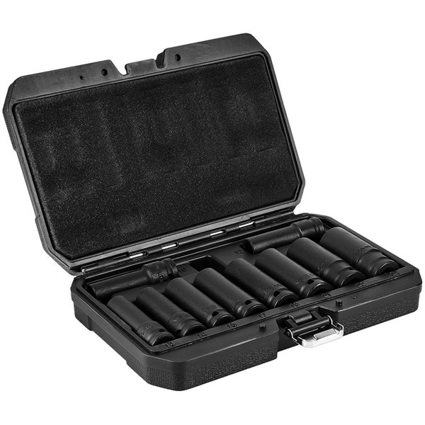 Krafthylsor långa 1/2" set 10 delar NEO Neo