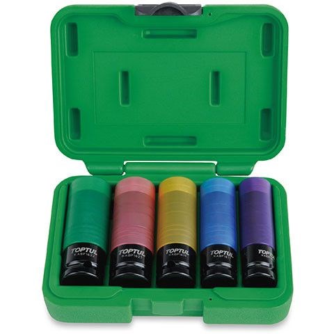 Krafthylsats 1/2" med fälgskydd TOPTUL Toptul