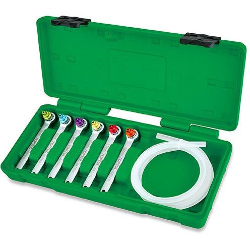 Luftningsnyckelsats bromsar 7 delar TOPTUL Toptul