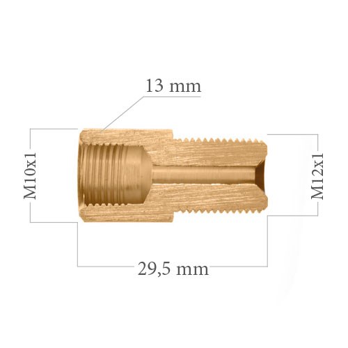 Adapter, bromsledning