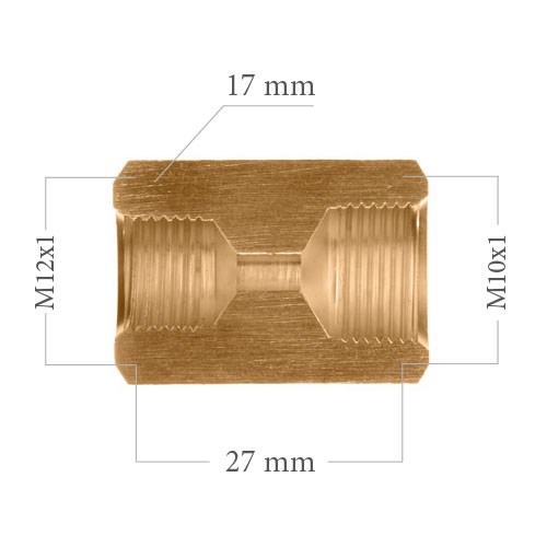 Adapter, bromsledning Adapter, bromsledning