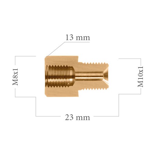 Adapter, bromsledning