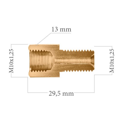 Adapter, bromsledning