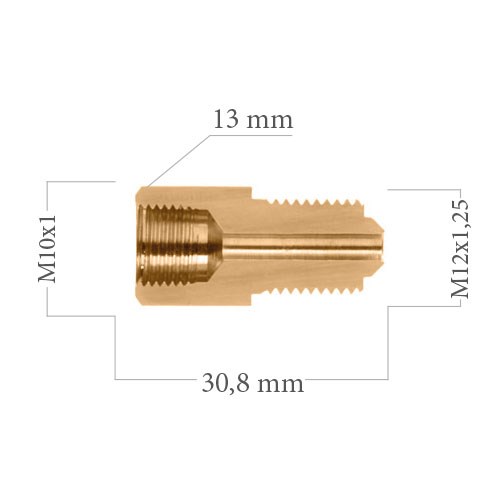 Adapter, bromsledning