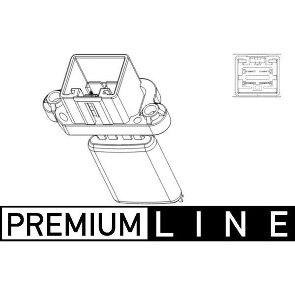 Motstånd, kupefläkt MAHLE BEHR *** PREMIUM LINE *** MAHLE