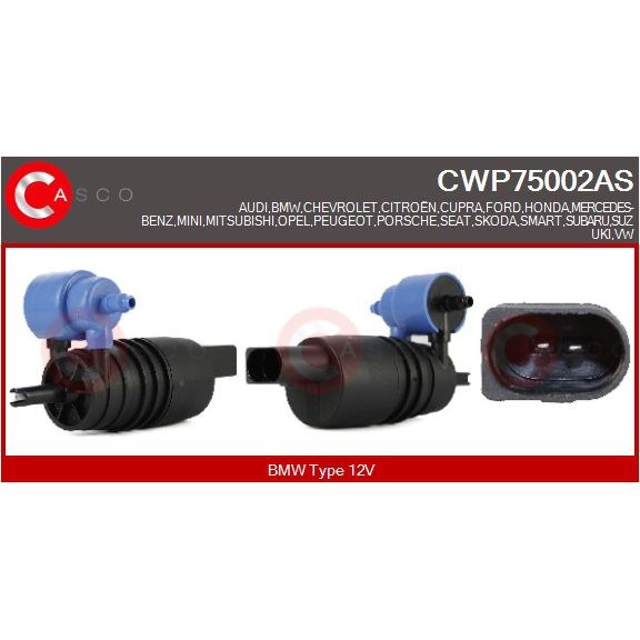Spolarpump 12V