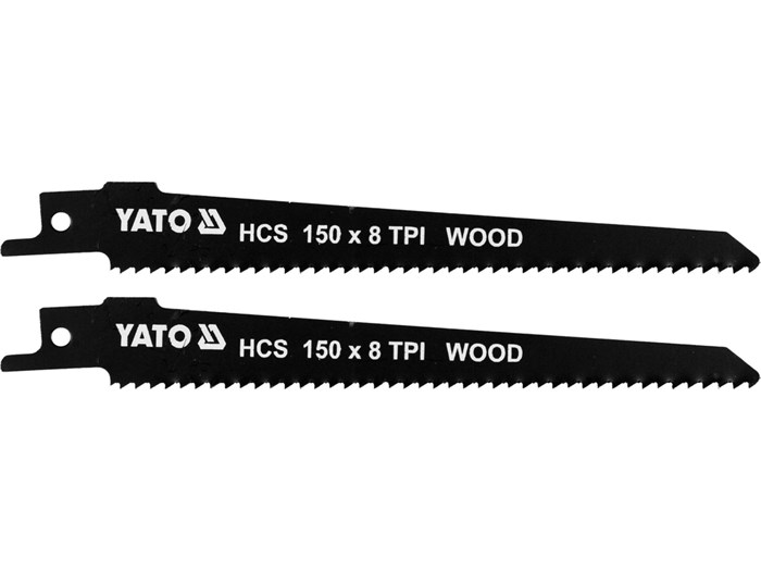 Tigersågblad HCS 150 mm 8TPI 2 st YATO Yato