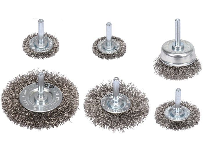 Koppborstsats inox 6 delar YATO Yato