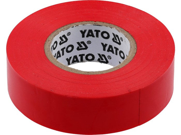 Isoleringstejp 013mm 19mmx20m röd YATO Yato