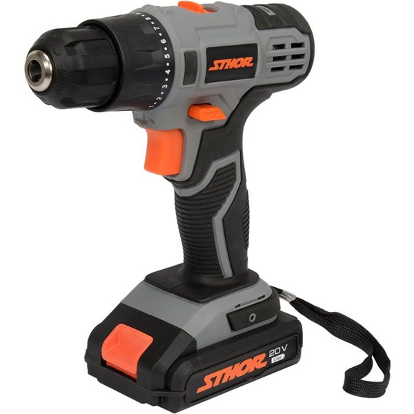 Borrskruvdragare 20 V 26 Nm med 2 batterier STHOR STHOR