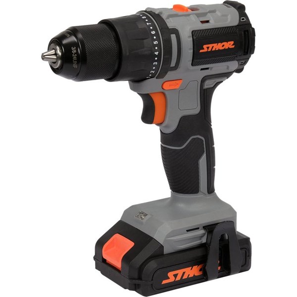 Borstlös borrskruvdragare 20 V 45 Nm med batteri STHOR STHOR