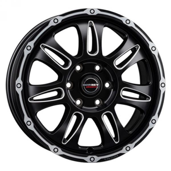 BORBET CW8 Black Rim Window Polished Matt Borbet