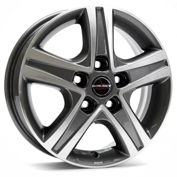 BORBET CWD Mistral Anthracite Gloss Pol Borbet