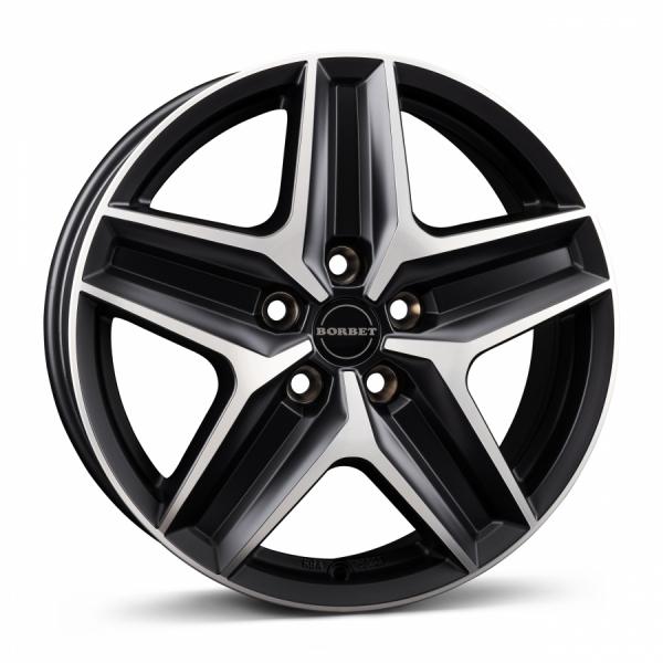BORBET CWZ Black Polished Matt Borbet