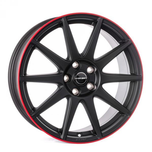 BORBET GTX Black Matt Rim Red Borbet